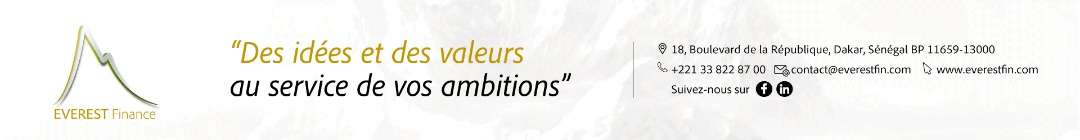 Bannière promotionnelle EVEREST FINANCE